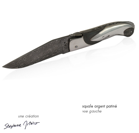 squale argent patiné